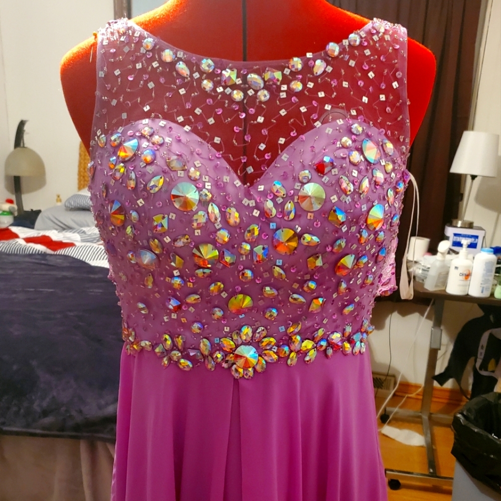 Orchid gown